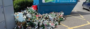 Residents urged to use bottle banks in month-long glass collection suspension