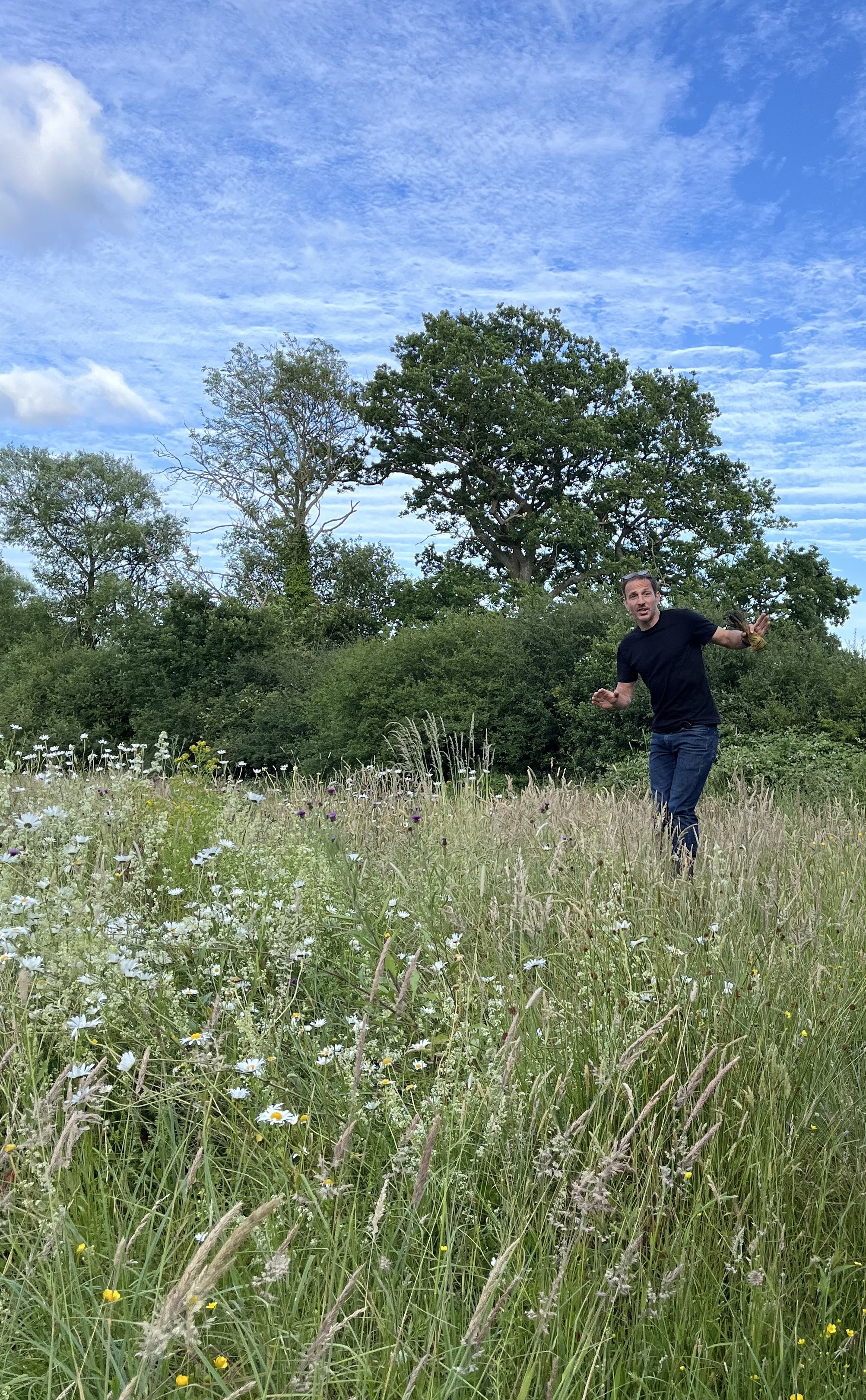 Tom Morris In His 'Litter' Meadow