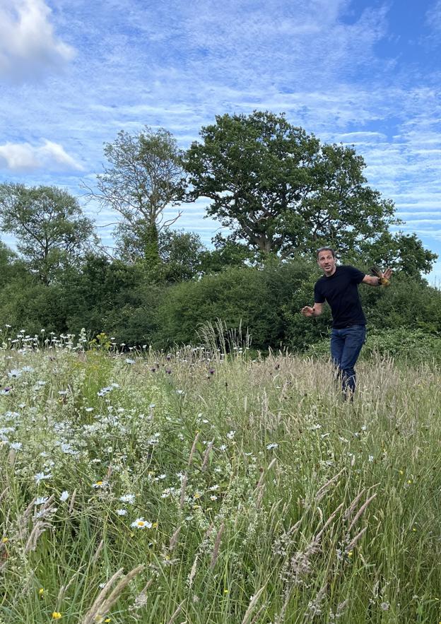 Tom Morris In His 'Litter' Meadow