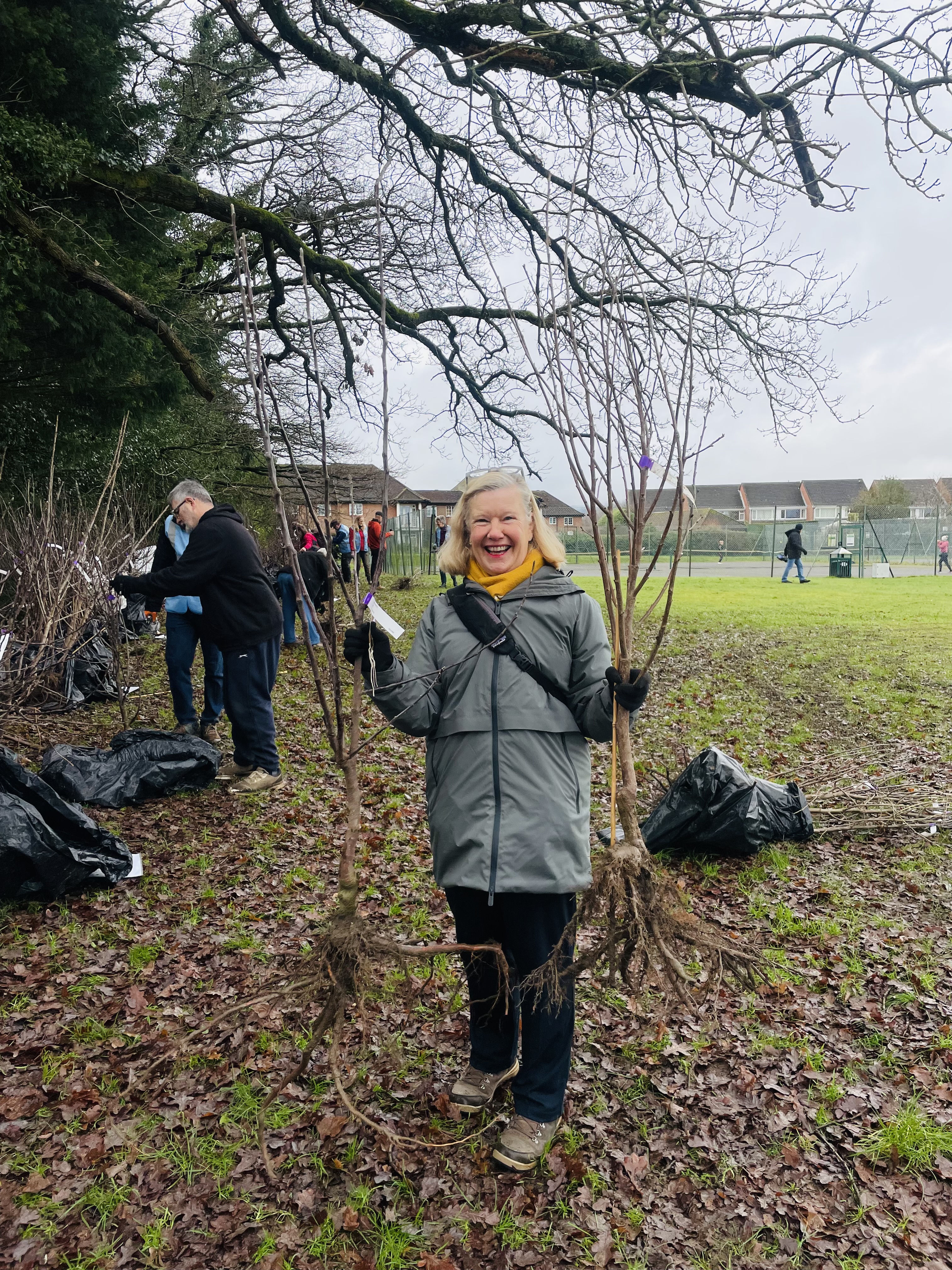 550 fruit trees distributed under PeCAN's project