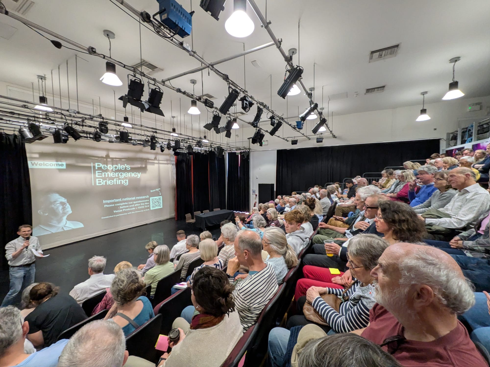 Our screening of the People's Emergency Briefing